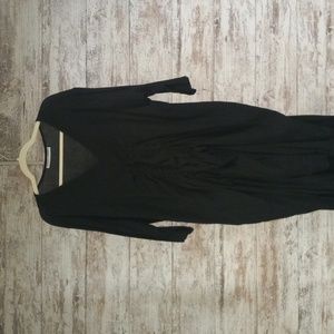 Black 100% linen dress
